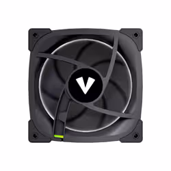 VIDA Stealth 120mm ARGB PWM Case Fan, Hydraulic Bearing, Outer Ring Lighting, 600-1500 RPM, Black Computer case 12 cm 80 pc(s) - Additional view 8