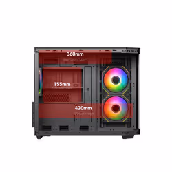 VIDA EDGE MINI MATX ARGB BLACK CASE Cube - Additional view 4