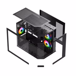 VIDA EDGE MINI MATX ARGB BLACK CASE Cube - Additional view 8