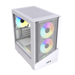 VIDA SPIRE M MATX WHITE GAMING CASE Micro Tower