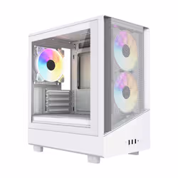 VIDA SPIRE M MATX WHITE GAMING CASE Micro Tower - Additional view 3
