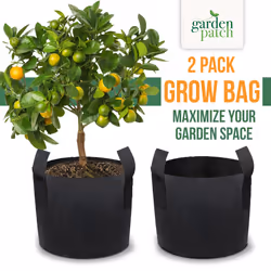 2pk 17L Fabric Grow Bags Ideal for Potato & Vegetable Planters