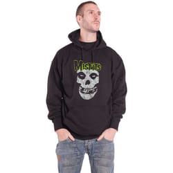 Misfits Vintage Classic Band Logo Pullover Hoodie - S, Black