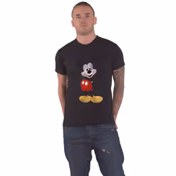 Mickey Mouse Stance T Shirt - XL, Black