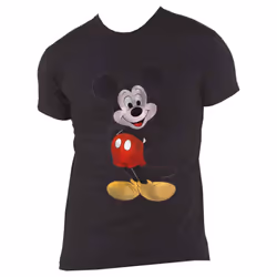 Mickey Mouse Stance T Shirt - XL, Black