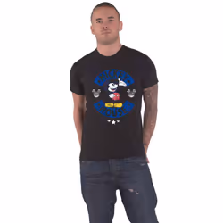 Mickey Mouse And Stars T Shirt - L, Black