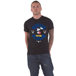 Mickey Mouse And Stars T Shirt - L, Black