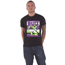 Toy Story Buzz Japanese Logo T Shirt - XXL, Black