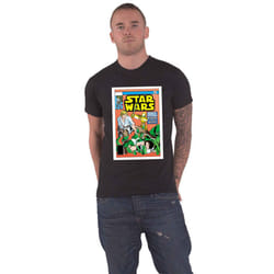 Star Wars Luke And Leia Comic Cover T Shirt - XL, Black