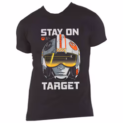 Star Wars Stay On Target T Shirt - L, Black