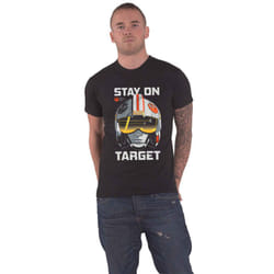 Star Wars Stay On Target T Shirt - XL, Black