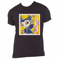 Sleeping Beauty Maleficent Japanese T Shirt - S, Black