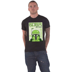 Star Wars  Boba Japanese Logo T Shirt - XXL, Black