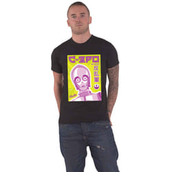 Star Wars C-3PO Japanese Logo T Shirt - M, Black
