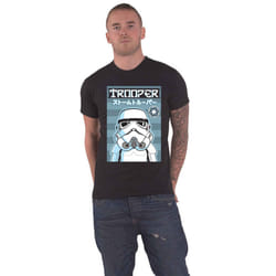 Star Wars Trooper Japanese Logo T Shirt - XL, Black