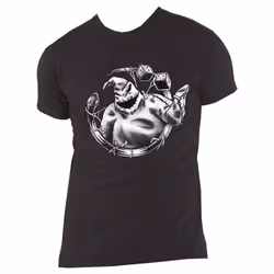 The Nightmare Before Christmas Oogie Roll T Shirt - M, Black