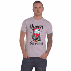 The Nightmare Before Christmas Queen Of Screams T Shirt - XXL, Grey
