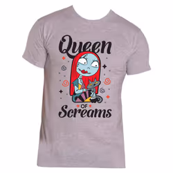The Nightmare Before Christmas Queen Of Screams T Shirt - XXL, Grey