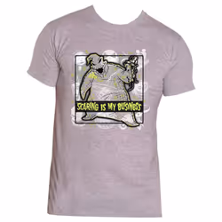 The Nightmare Before Christmas Scaring Is My Business T Shirt - XL, Grey