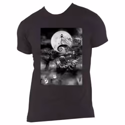 The Nightmare Before Christmas Oogie Scene T Shirt - XL, Black