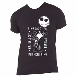 The Nightmare Before Christmas Headless Jack T Shirt - XL, Black