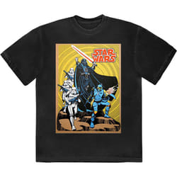 Star Wars Vader Command Scene T Shirt - S, Black