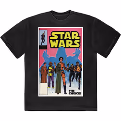Star Wars The Choice Comic Cover T Shirt - XL, Black