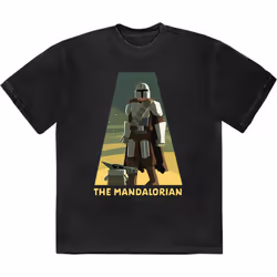 Star Wars Mandalorian Spotlight T Shirt - M, Black