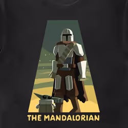 Star Wars Mandalorian Spotlight T Shirt - M, Black
