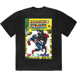 The Panther Comic Cover T Shirt - XL, Black