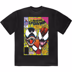 Spiderman The Conclusion Comic Cover T Shirt - XL, Black