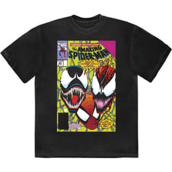 Spiderman The Conclusion Comic Cover T Shirt - XL, Black