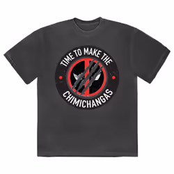 Deadpool Time to Make The Chimichangas T Shirt - XL, Charcoal
