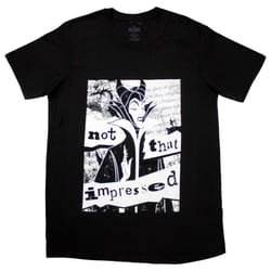 Sleeping Beauty Maleficent Not That Impressed T Shirt - L, Black