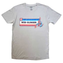 Spider Man Web Slinger T Shirt - XXL, White