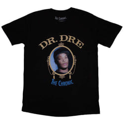 Dr Dre The Chronic Logo T Shirt - XXL, Black