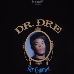 Dr Dre The Chronic Logo T Shirt - XXL, Black