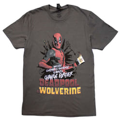 Deadpool And Wolverine Change The Universe T Shirt - XL, Charcoal