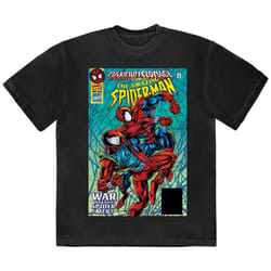 War Of The Spider Men Comic Cover T Shirt - XL, Black