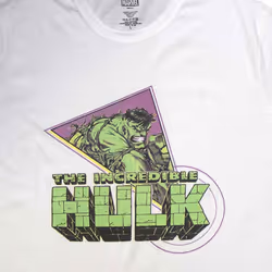 Hulk Triangle Logo T Shirt - L, White