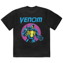 Venom Purple Circle Logo T Shirt - XL, Black