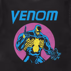Venom Purple Circle Logo T Shirt - XL, Black