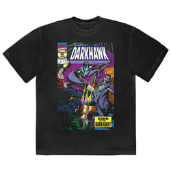 Darkhawk Comic Cover T Shirt - XL, Black