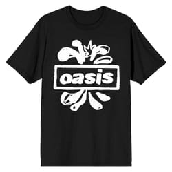 Oasis Splat Band Logo T Shirt - M, Black