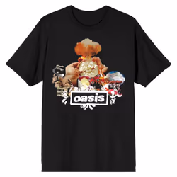 Oasis Dig Out Your Soul Atomic Collage T Shirt - XXL, Black