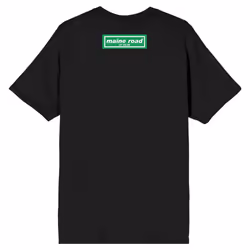 Oasis Maine Road Football Pitch T Shirt - L, Black