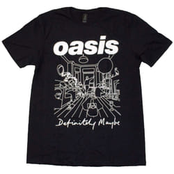Oasis Definitely Maybe Line Drawing T Shirt