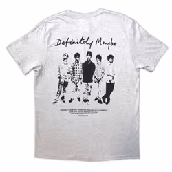 Oasis Definitely Maybe Promo T Shirt - L, Grey