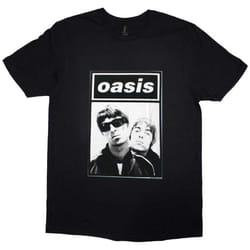 Oasis Noel And Liam Boxed Photo T Shirt - XL, Black
