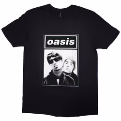 Oasis Noel And Liam Boxed Photo T Shirt - XL, Black